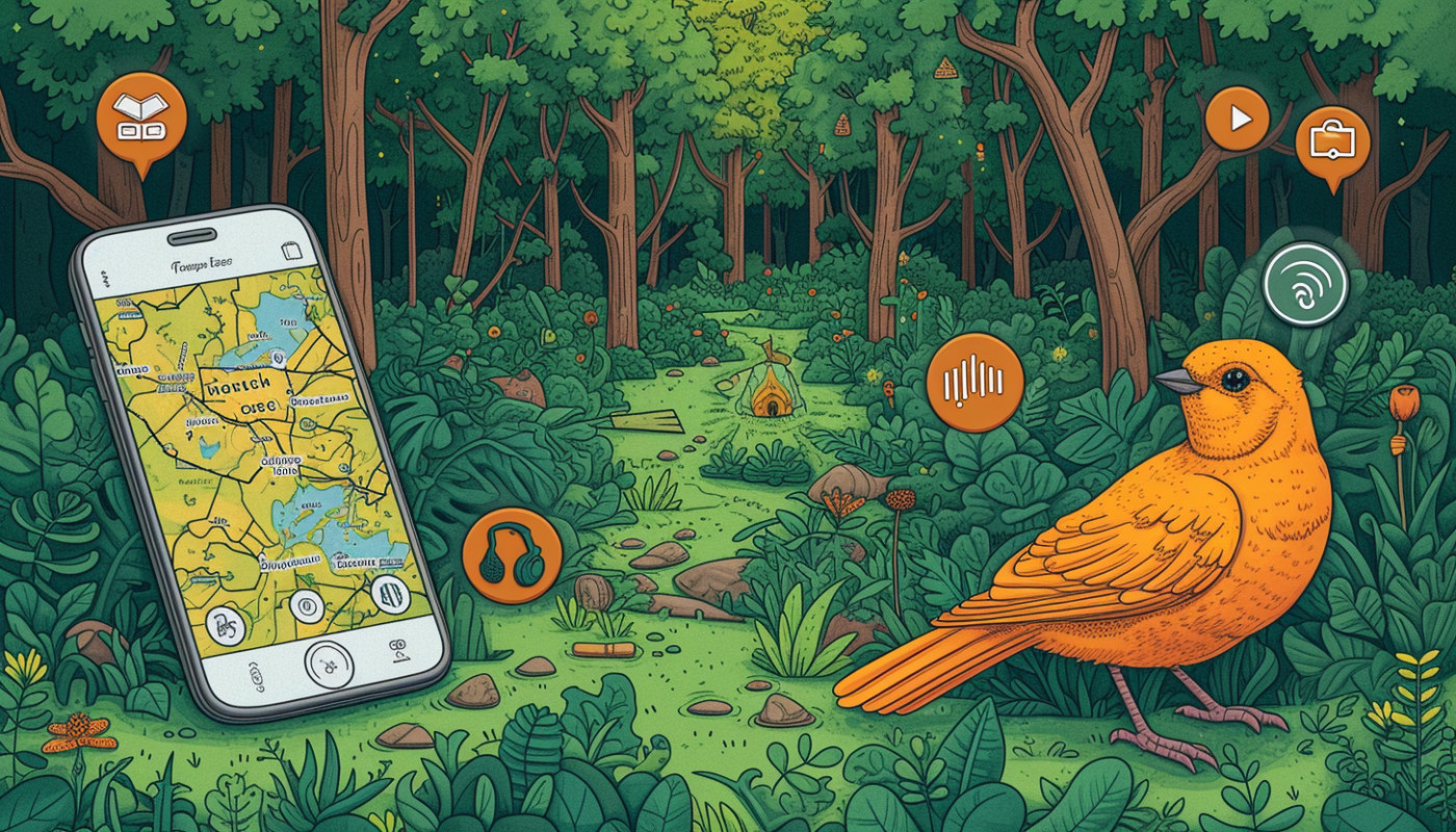 Exploration des applications mobiles pour découvrir les forêts mythiques : cartographie, contes audio et activités naturelles
